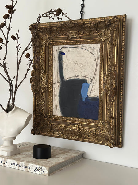 Black & Cobalt in Oil