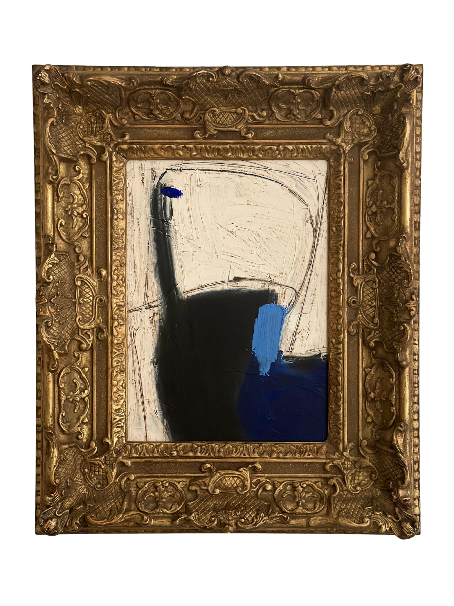 Black & Cobalt in Oil