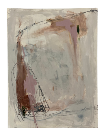 Blush & Ivory Abstract I