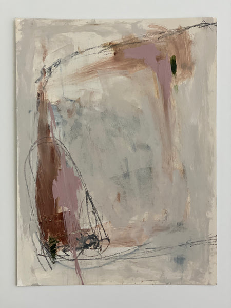 Blush & Ivory Abstract I