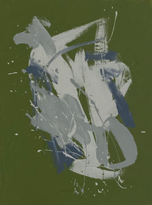 Blue & Green Abstract II